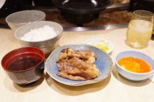 「すき焼き ちかよ 渋谷店」のすき焼き